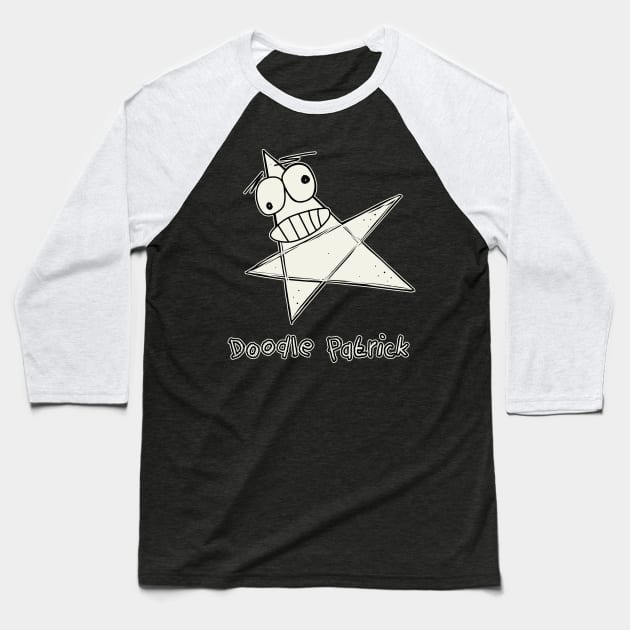 Doodle Patrick Baseball T-Shirt by valentinahramov